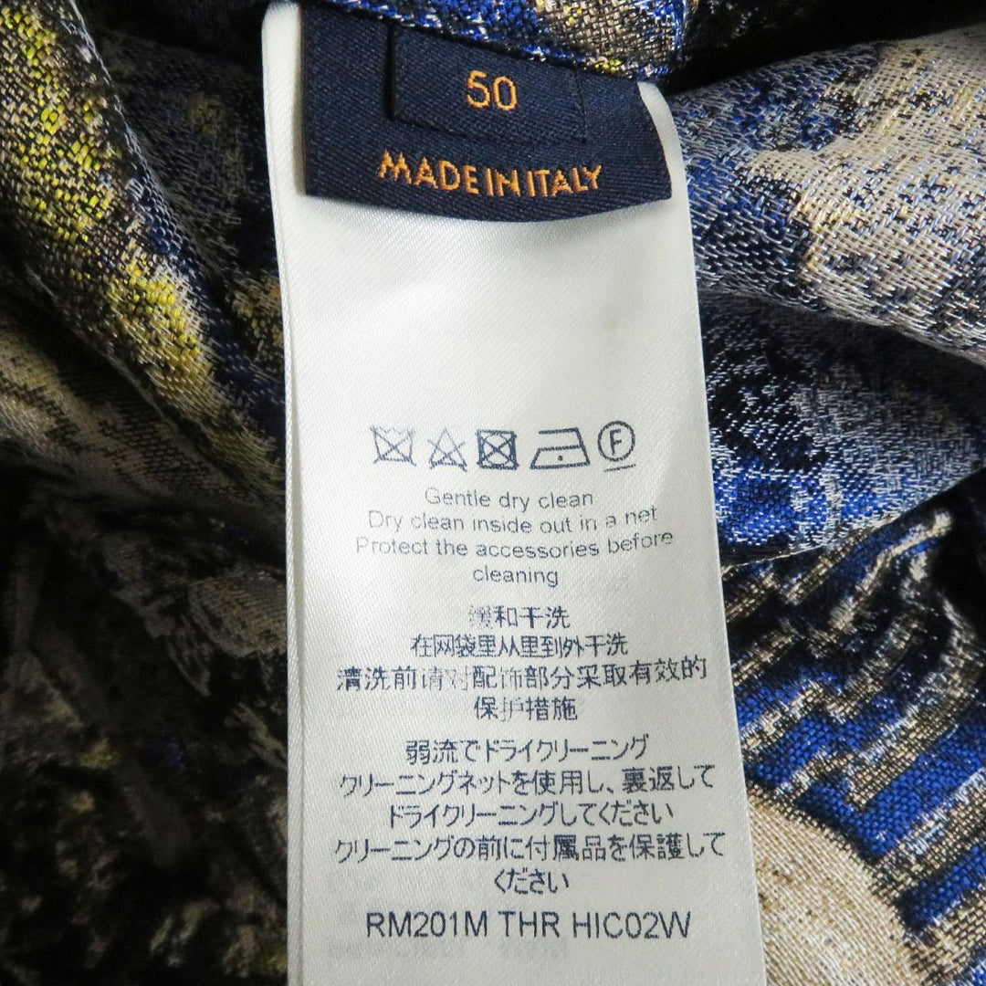 未使用品□20SS ルイヴィトン プレコレクション タペストリーDNA ベルト付 トレンチコート/ガウンコート 50 正規品